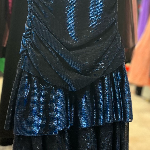 80s mini prom dress w large bow - Picture 6 of 6